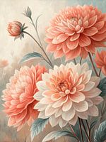 Etherische Dahlia Bloei