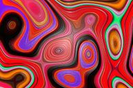 Colored Fractal 3 van Gerrit Zomerman thumbnail