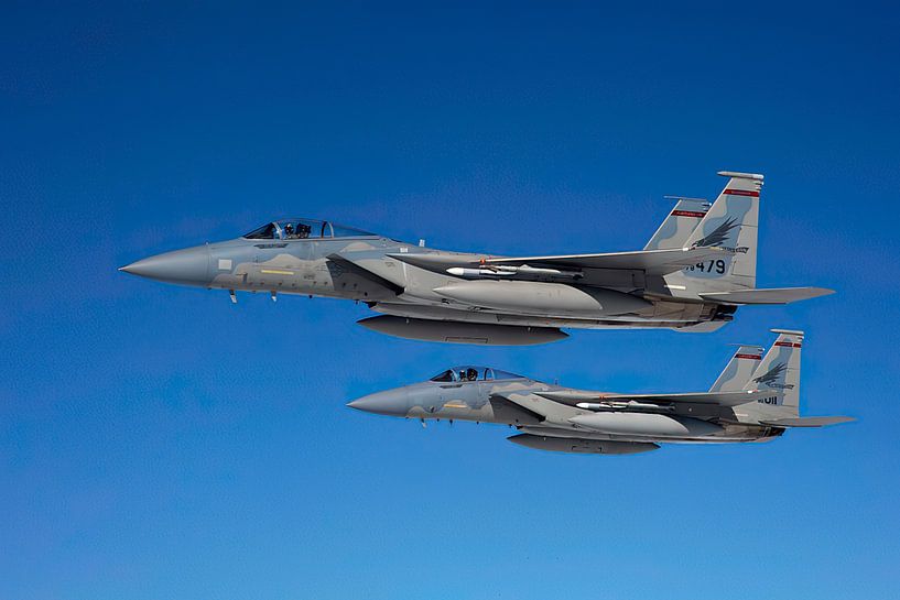 Boeing F-15 Eagle, USAF. by Gert Hilbink