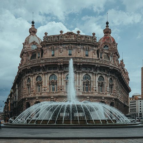 Piazza Raffaele de Ferrari, Genua, Italië
