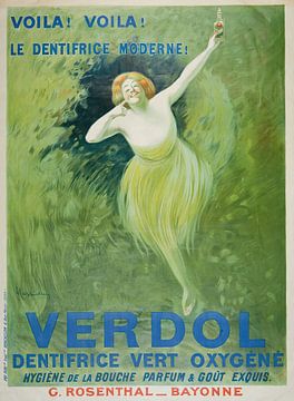 Leonetto Cappiello - Verdol, dentrifice vert oxygéné (1911) by Peter Balan