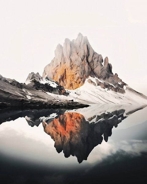 Mountain lake in the Alps by fernlichtsicht