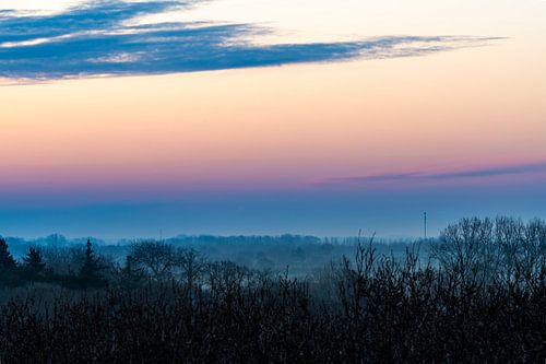 Zonsopkomst over De Manteling
