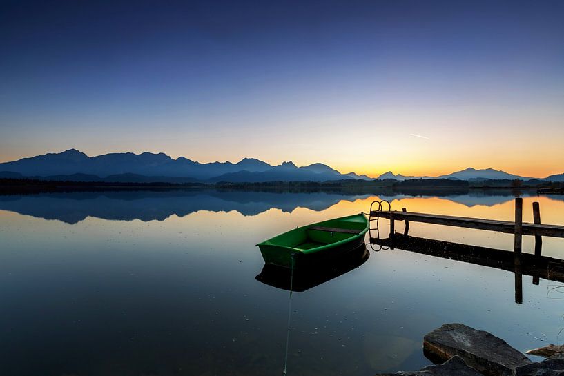 Coucher de soleil à Hopfensee par Frank Herrmann