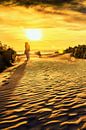 Vrouw in duinen van Dieter Walther thumbnail