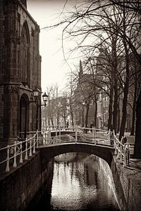 Oude Kerk Delft, Pays-Bas sur Marja van den Hurk