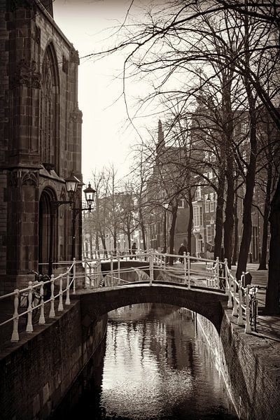 Oude Kerk Delft, Nederland van Marja van den Hurk