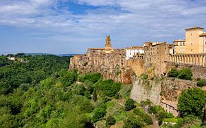 Blick auf das schöne Pitigliano, Toskana, Italien von Adelheid Smitt