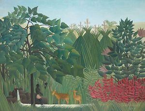 De waterval, Henri Rousseau