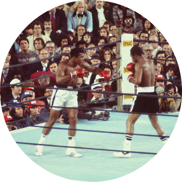 Ali vs Ken Norton kleur van Jaap Ros