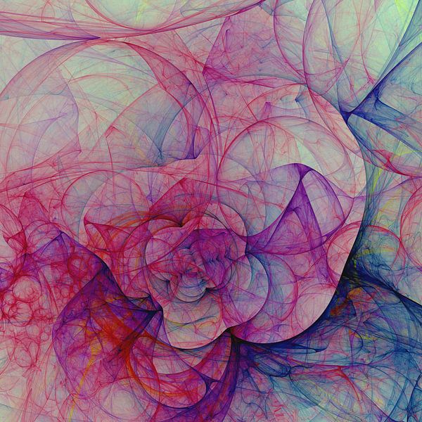 Abstrakte Komposition 18 von Angel Estevez