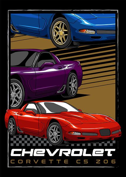 Chevrolet Corvette C5 Z06 Car par Adam Khabibi