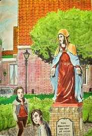 Maria in Volendam von Michael de Boer