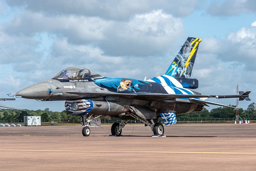 Hellenic Air Force General Dynamics F-16C Fighting Falcon: The 2016 F-16 Demo Team 'Zeus'. by Jaap van den Berg
