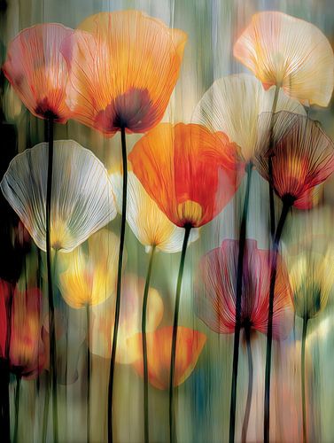 Une profusion de fleurs aux contrastes colorés