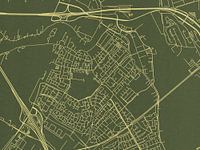 Map of Hendrik-Ido-Ambacht in Green Gold