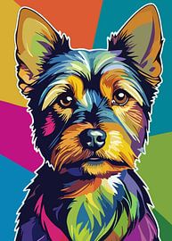 Yorkshire Terrier Hond Pop Art