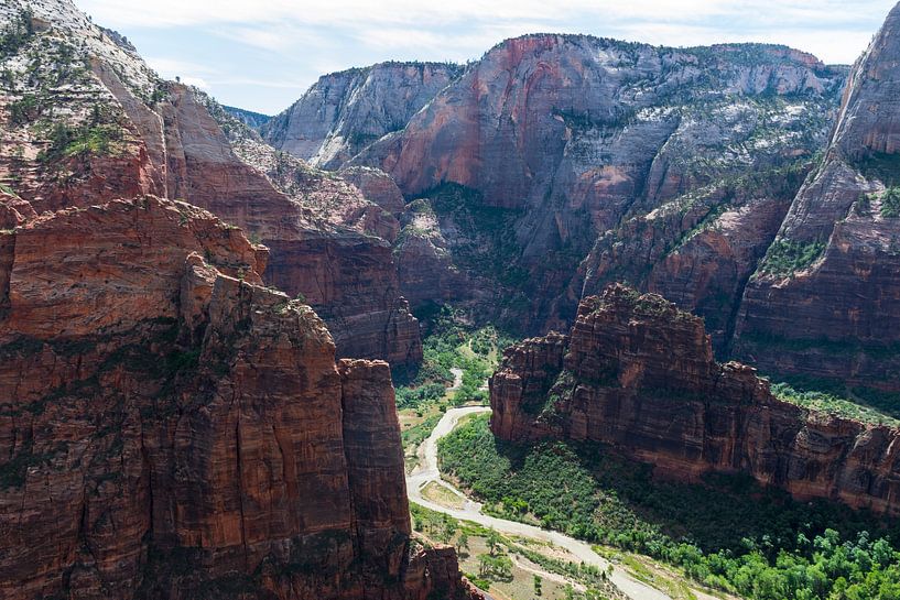 Atemberaubende Aussichten im Zion National Park in Amerika von Linda Schouw