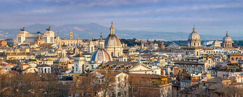 Historische Skyline von Rom, Italien von Michael Abid