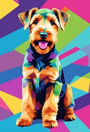 Airedale Terrier Pop Art