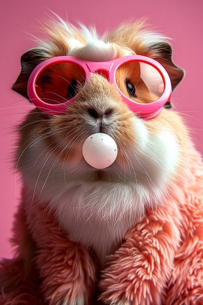 Bubblegum Fun: Guinea pig 4 by ByNoukk