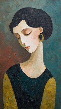 Kubismus Fragmentierte Seele in Bewegung von Aden Pink Galerry