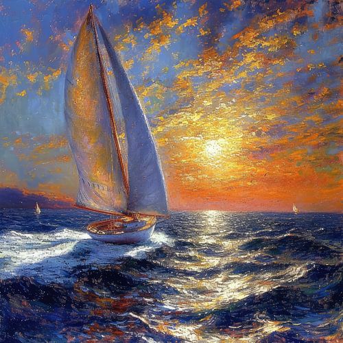 Zeilboot Maan Maritiem Zee Nautisch