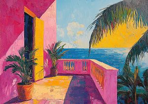 Matisse inspiriert Mediterran Meer Meerblick Fauvismus