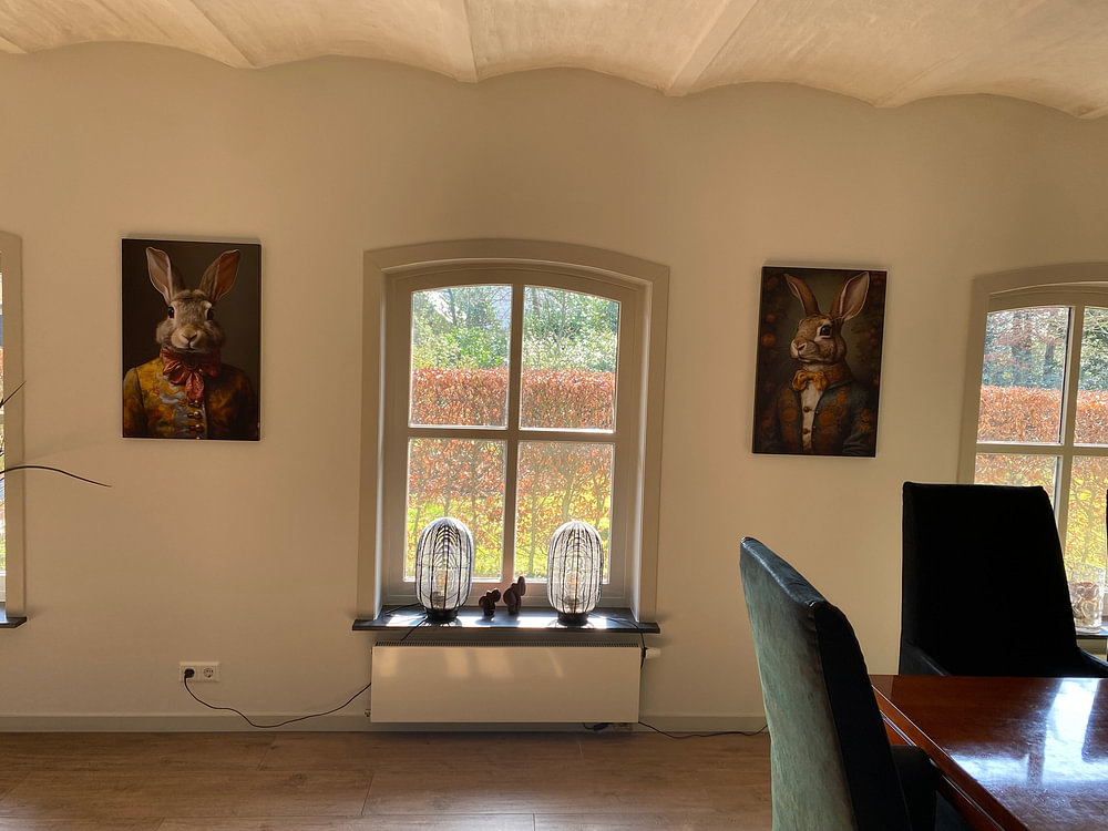 Kaninchen mit Stil