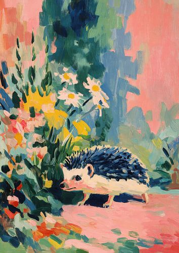 Egel Poster Tuin Matisse Stijl Kunst