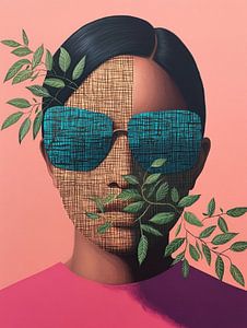 femme avec des lunettes de soleil