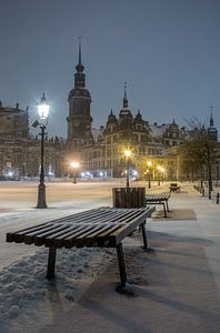 Winterse sfeer in Dresden van Sergej Nickel