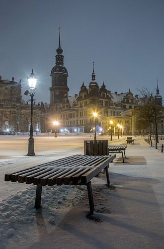 Winterse sfeer in Dresden