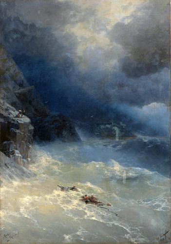 Hovhannes Aivazovsky, Storm - 1899