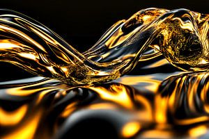 Abstract Alchemy - Golden Elixir IV