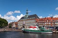 Emden Niedersachsen Deutschland Rathaus am Hafen.