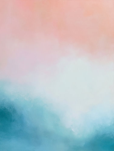 Blush & Aqua Serenity