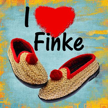 I love Finke - Meine Strohschuhe