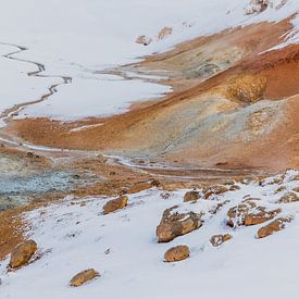 Winters IJsland | Seltún | Geothermisch gebied | Reisfotografie van Marjolijn Maljaars