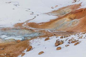 Winters IJsland | Seltún | Geothermisch gebied | Reisfotografie van Marjolijn Maljaars