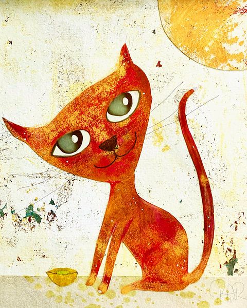 HAPPY CAT van RAR Kramer - Visual poet