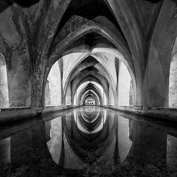 Bathroom Real Alcazar, Sevilla by Rob van Esch