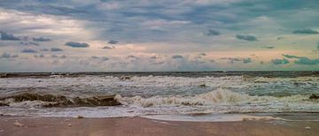 The sea at Texel beach by Marc Wielaert