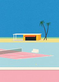 Tennis By the Beach by Rosi Feist