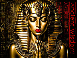 Oude wijsheid in gouden glans - Cleopatra van A.D. Digital ART