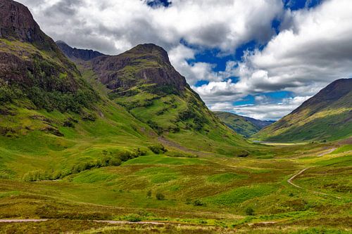 Glen Coe Valley in Schotland
