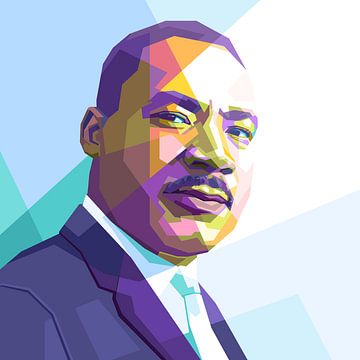 Martin Luther King Jr van zQ Artwork