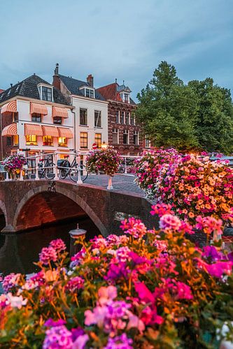 Leiden - Flowers on the Nonnenbrug (0052)