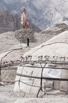 Joert in de bergen van Tadzjikistan
