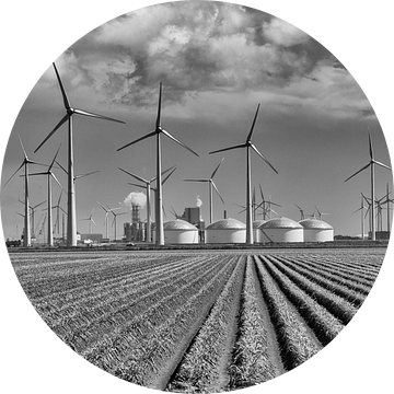 Industriegebied Eemshaven (Nederland) van Jan Sportel Photography